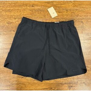 Nike Black Performance Running Lined Unlimited 2-in-1 Versatile Shorts Men's XL